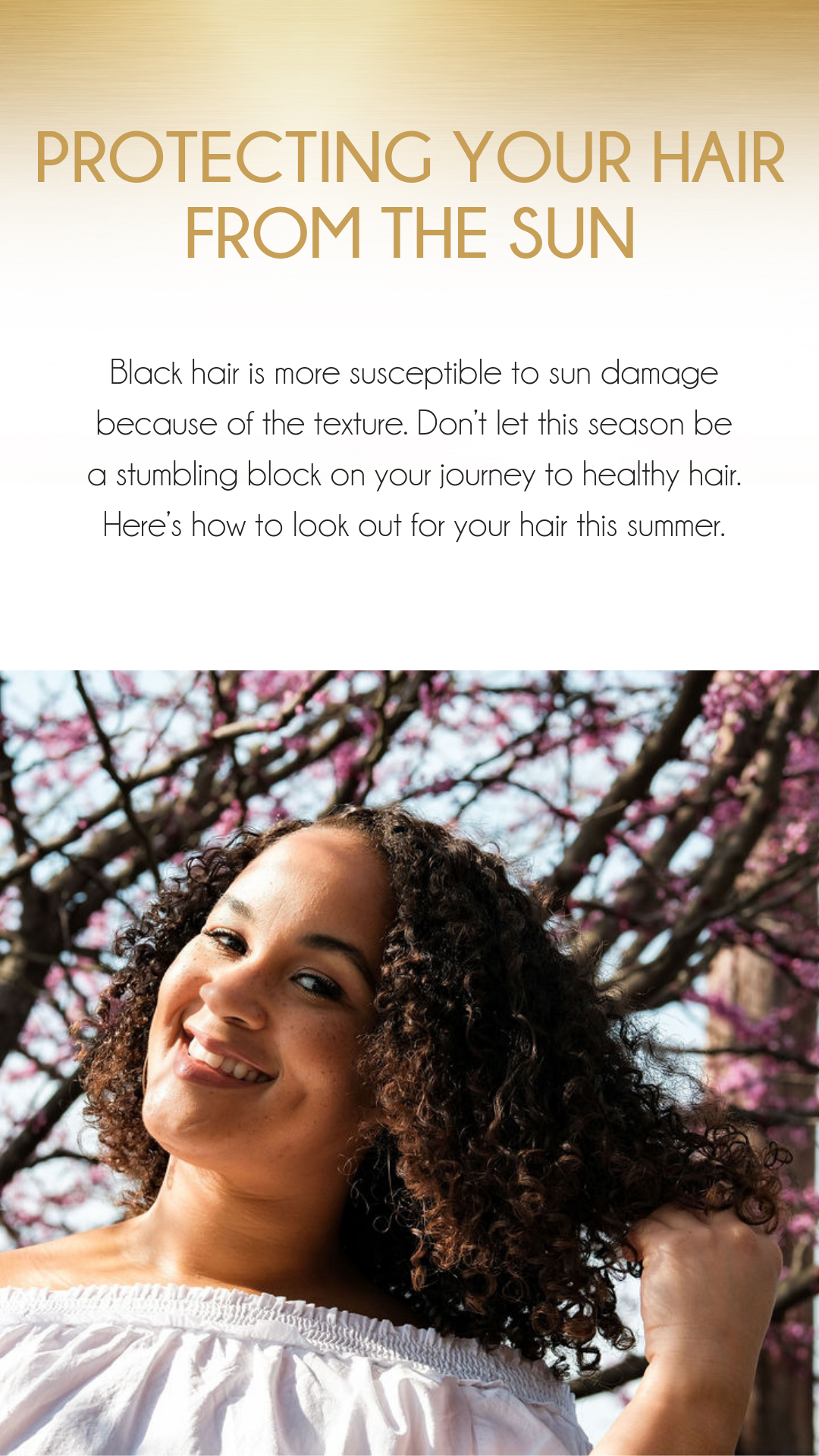 Protecting Your Hair from the Sun