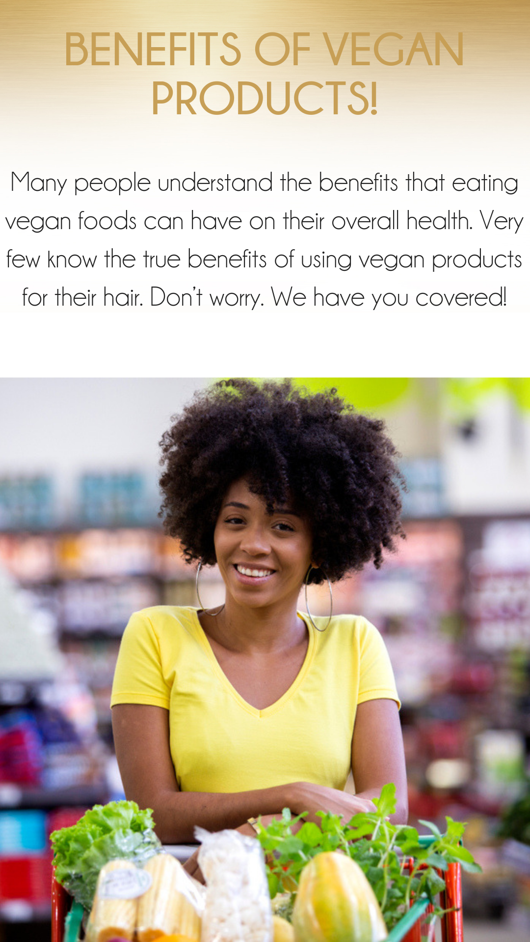 Benefits of Vegan Hair Products