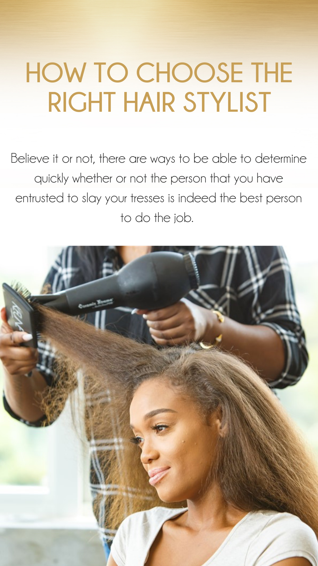 What did she just do? How to choose the right hair stylist