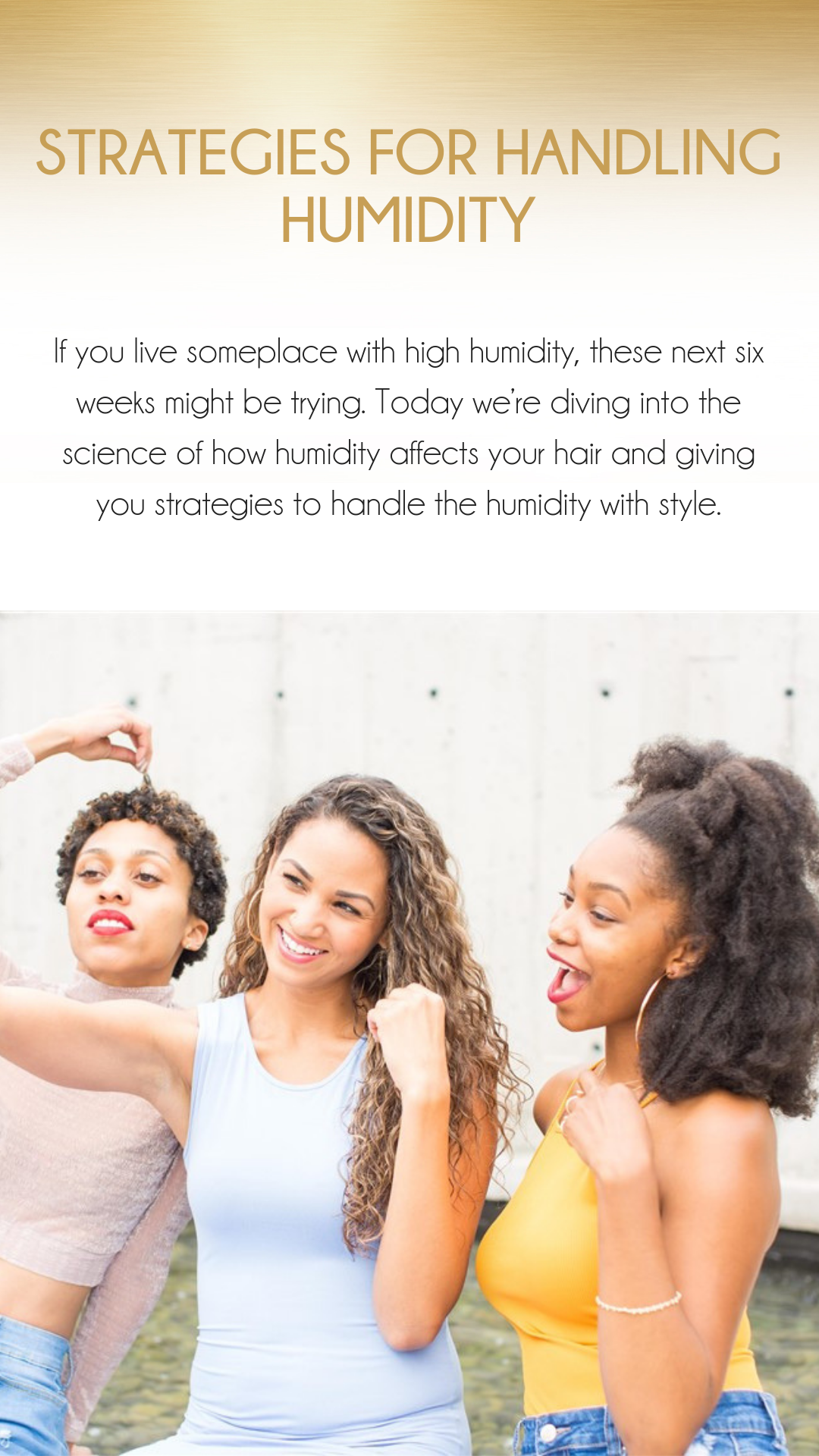 Strategies for Handling Humidity