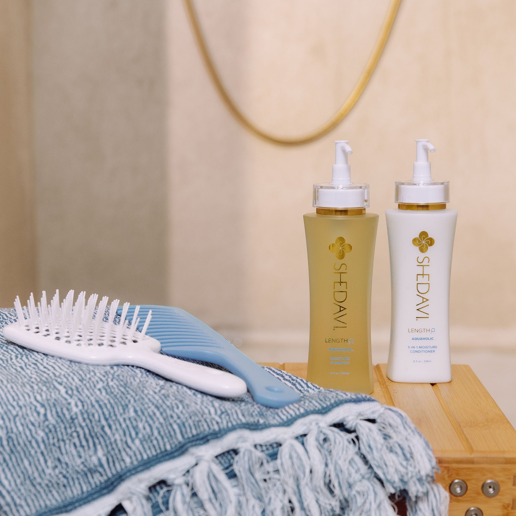 Shedavi | LENGTH₂O Aquaholic Moisture Shampoo & Conditioner