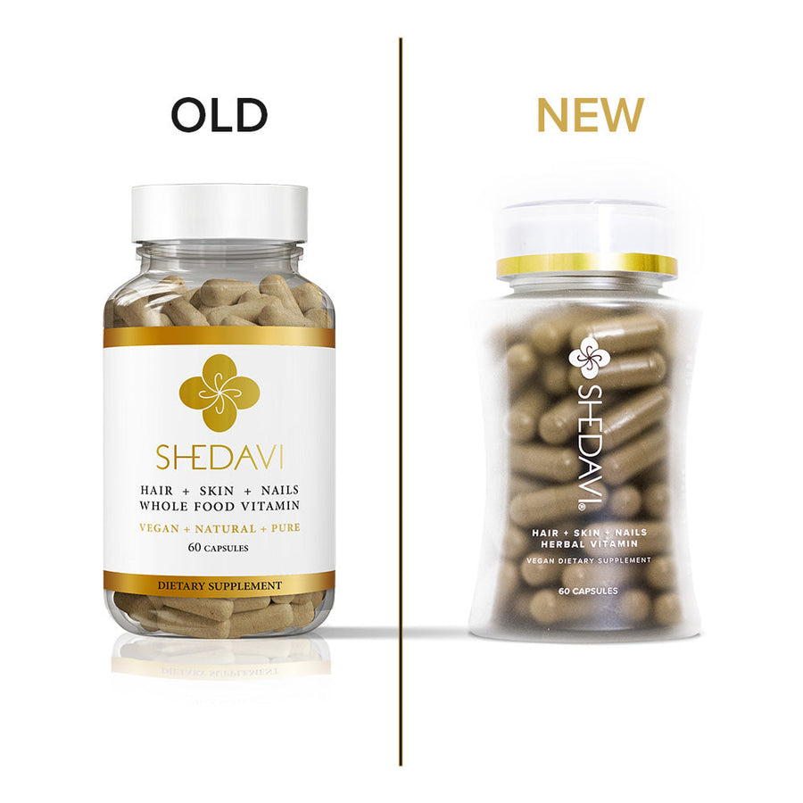 Natural Hair Growth Vitamins Organic Ingredients Shedavi