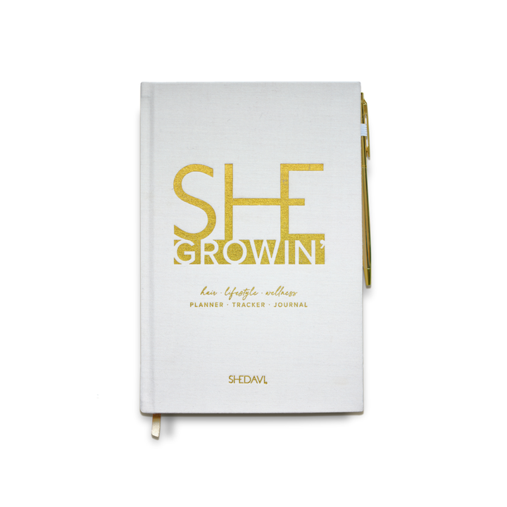 SheGrowin'™️ Planner. Tracker. Journal: Hair & Self Growth Undated Planner